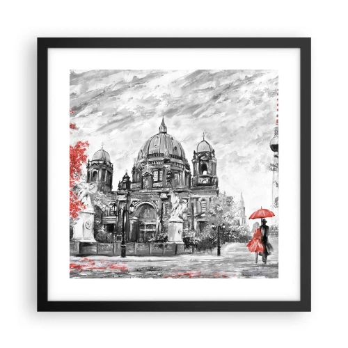 Poster in black frame - Berlin Encounter - 40x40 cm