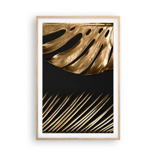 Poster in light oak frame - Different but Equally Exepnsive - 61x91 cm