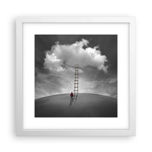 Poster in white frmae - Everything Is Poissible - 30x30 cm