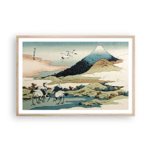 Poster in light oak frame - In a Japanese Spirit - 91x61 cm