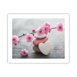 Poster - Bliss with Cherry Blossom - 50x40 cm