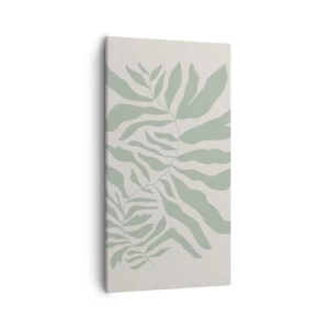 Canvas picture - Emerald Branch - 55x100 cm