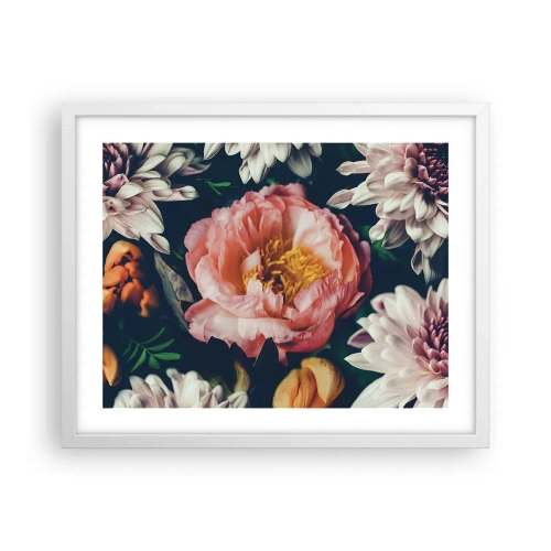 Poster in white frmae - In Baroque Style - 50x40 cm