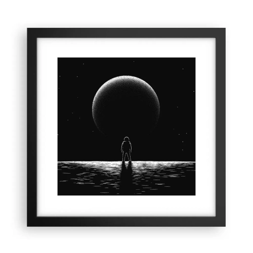 Poster in black frame - Face to Face - 30x30 cm