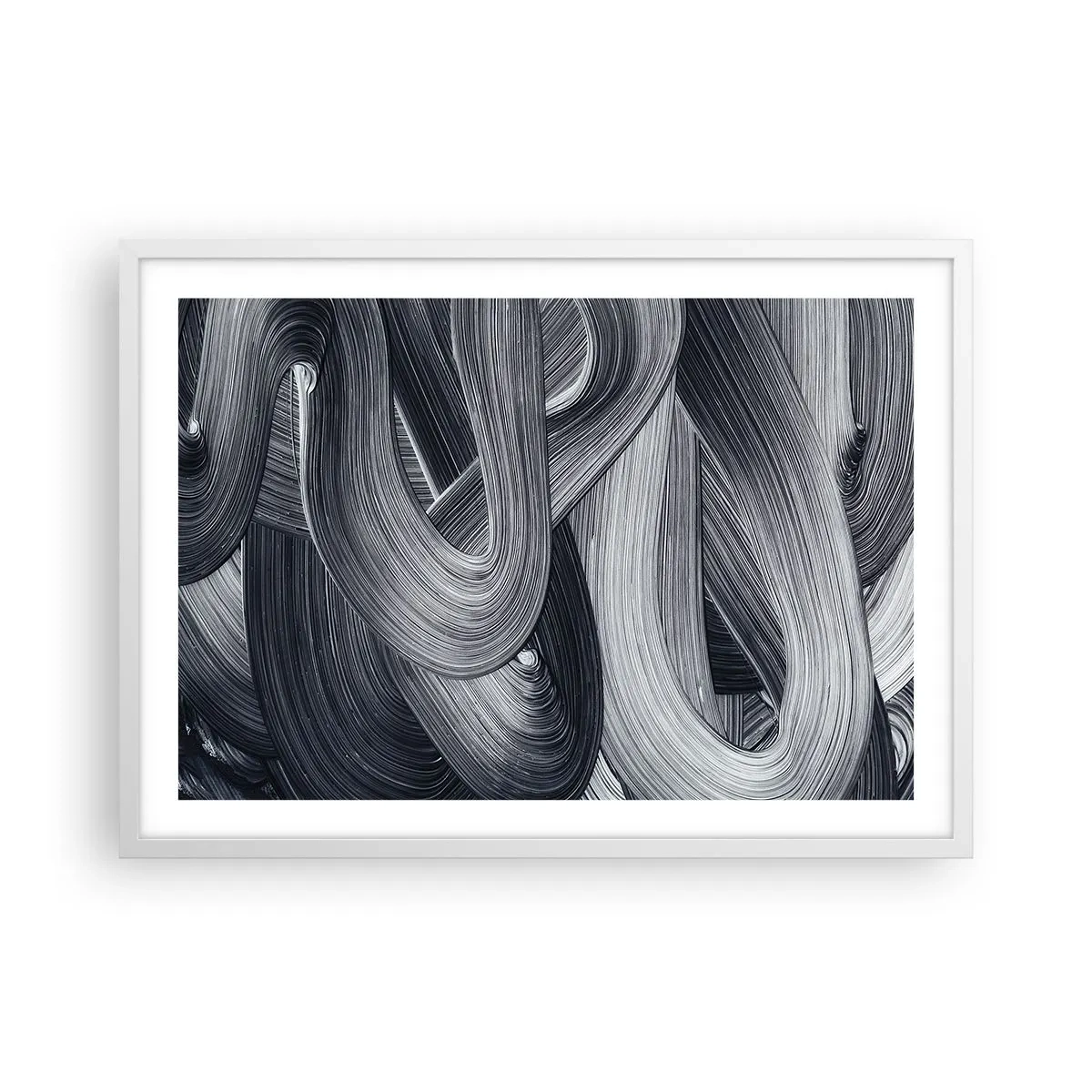 Poster in white frmae - Fluidity of Reality - 70x50 cm