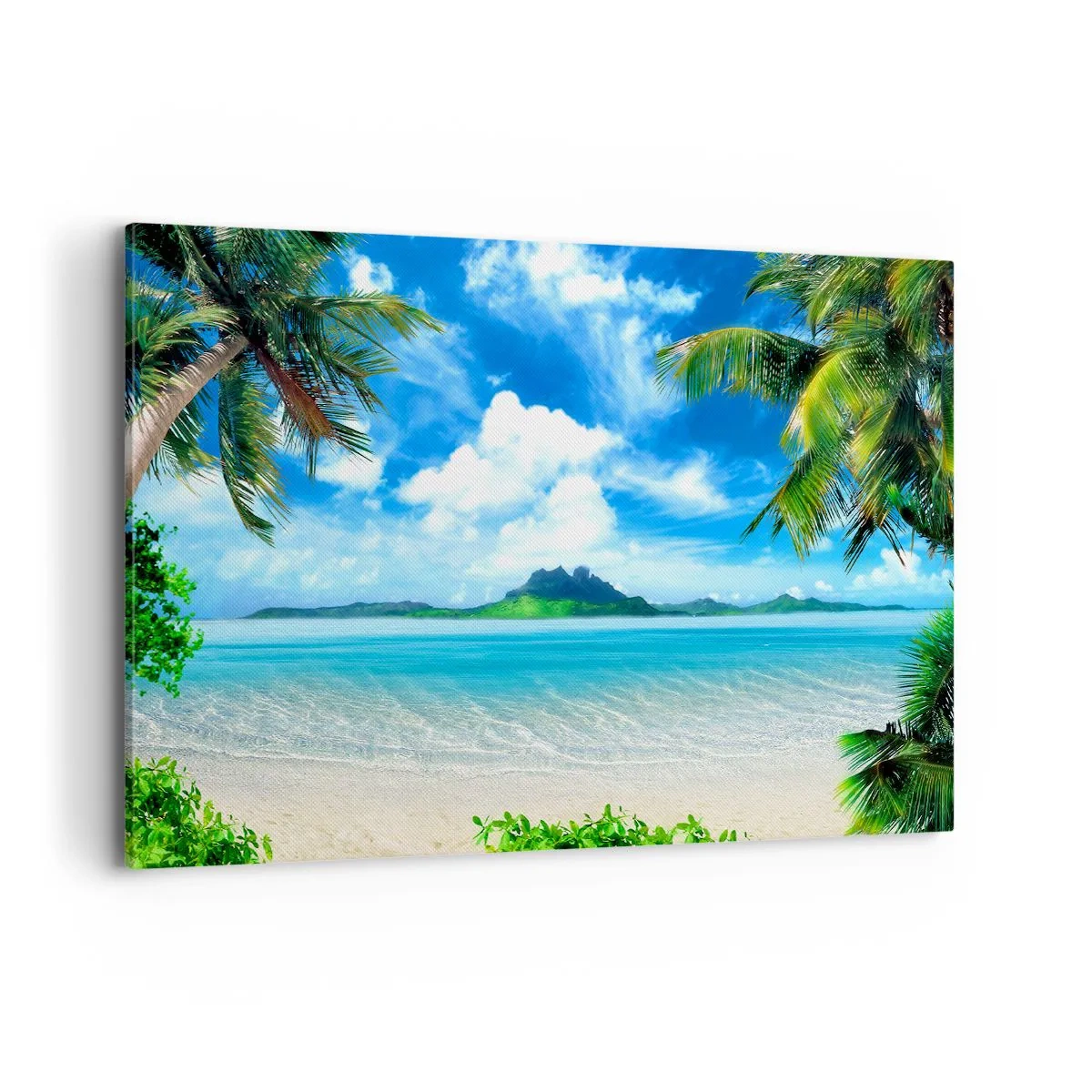 Canvas picture - Blue Tropics - 120x80 cm