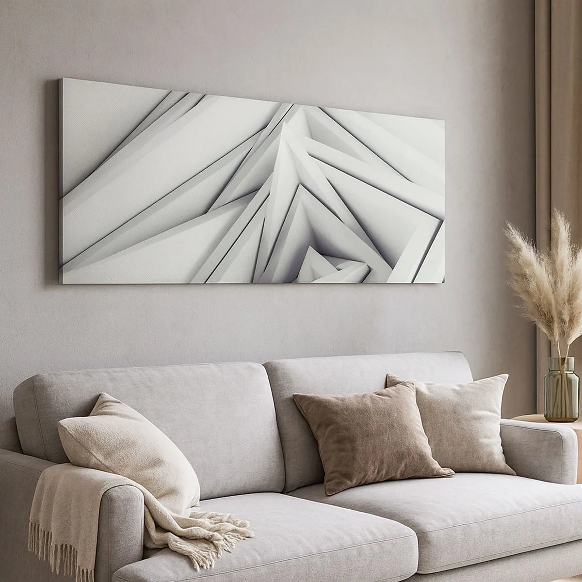 Canvas picture - Acute Angles Budding - 100x40 cm
