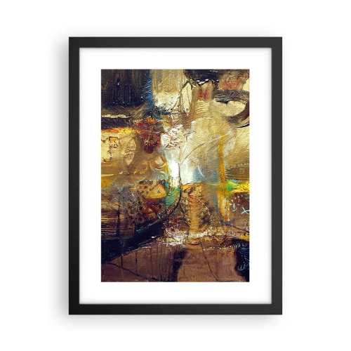 Poster in black frame - Cold, Warm, Hot - 30x40 cm