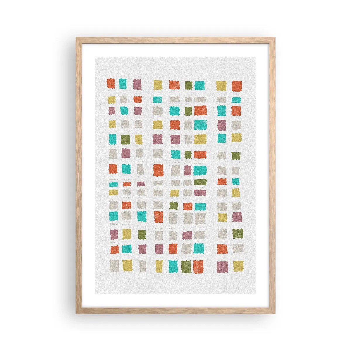 Poster in light oak frame - Unknown Game - 50x70 cm