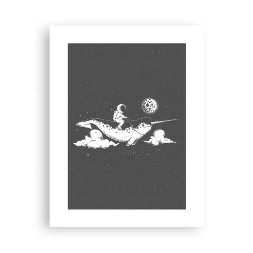 Poster - Space Rider - 30x40 cm