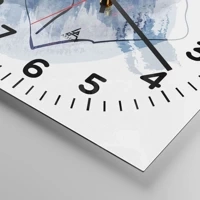 Clock face with numbers