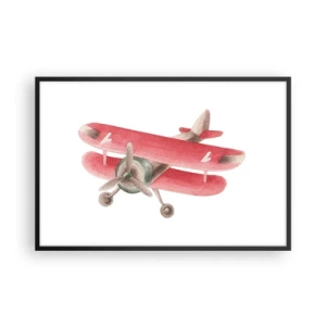 Poster in black frame - Ready for High Flghts - 91x61 cm