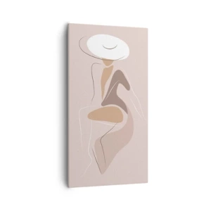 Canvas picture - Being a Lady - 55x100 cm