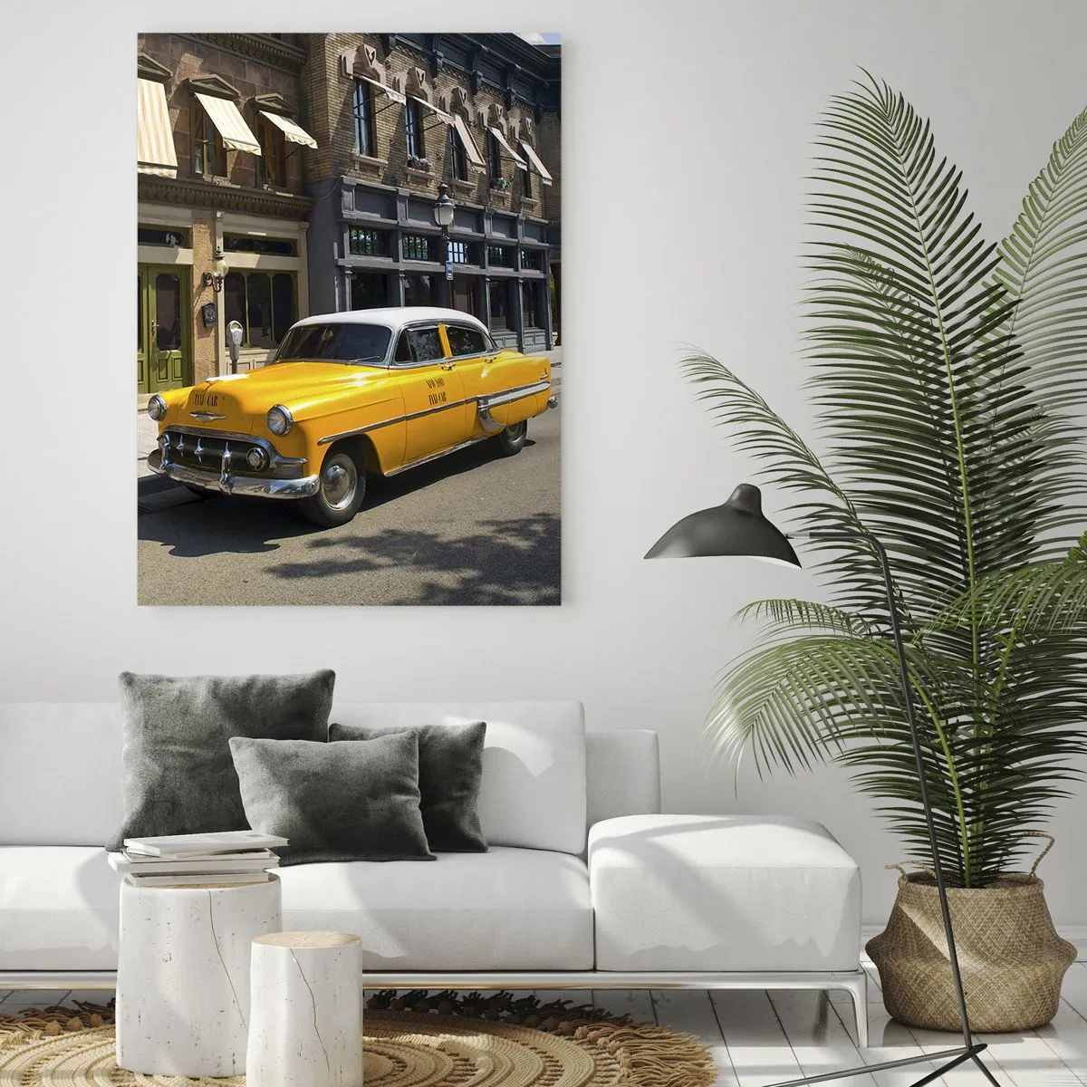 Glass picture - Long Time Ago in America - 50x70 cm