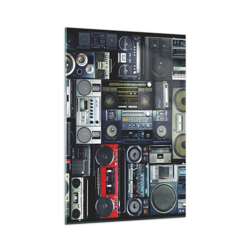 Glass picture - Nostalgy for the 80-ies - 70x100 cm