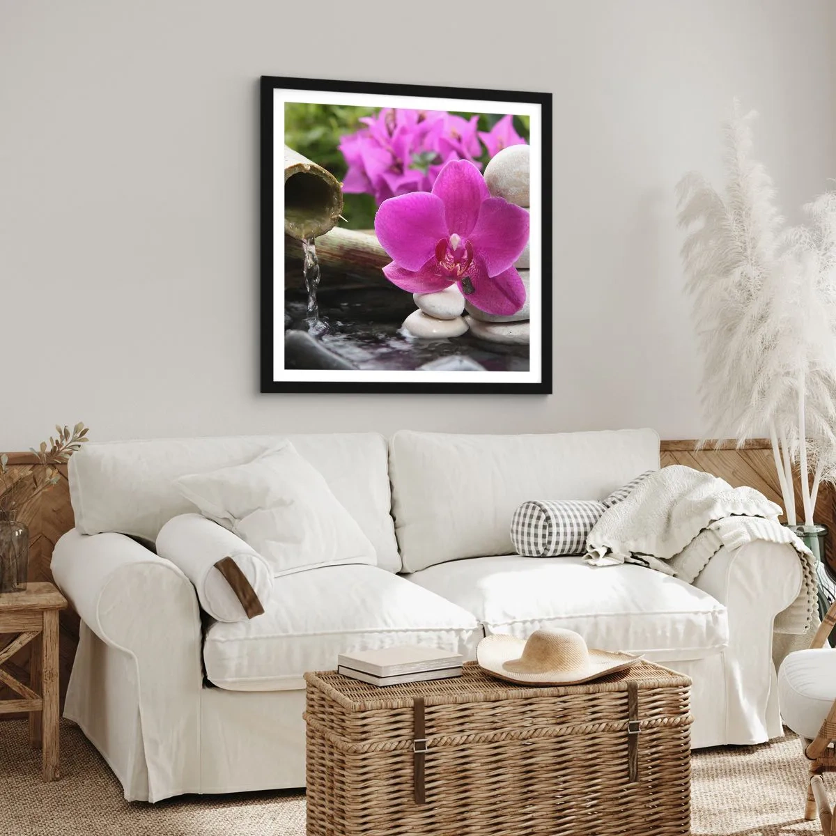Poster in black frame - You Are Already Resting - 50x50 cm