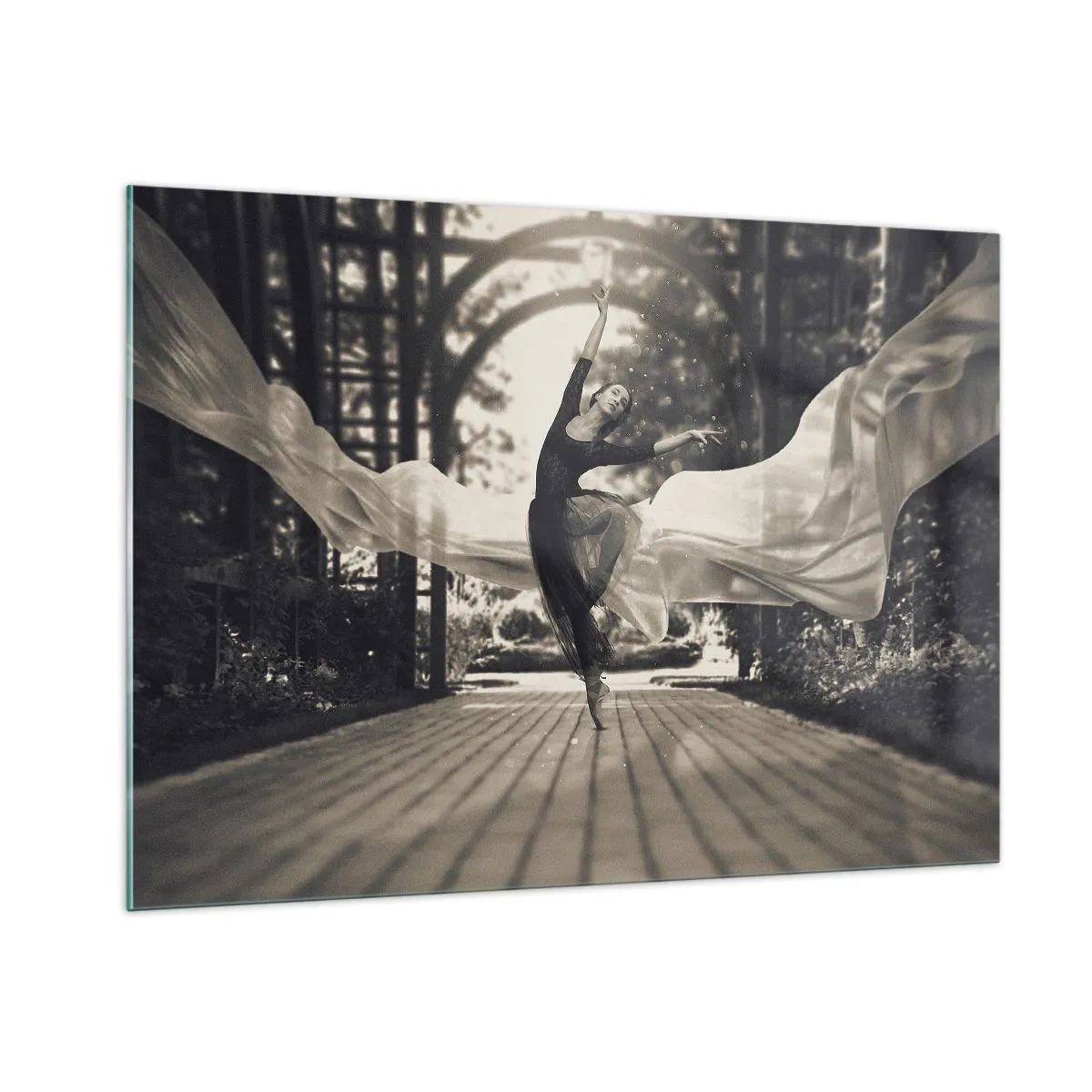 Glass picture - Dance of the Garden Spirit - 100x70 cm