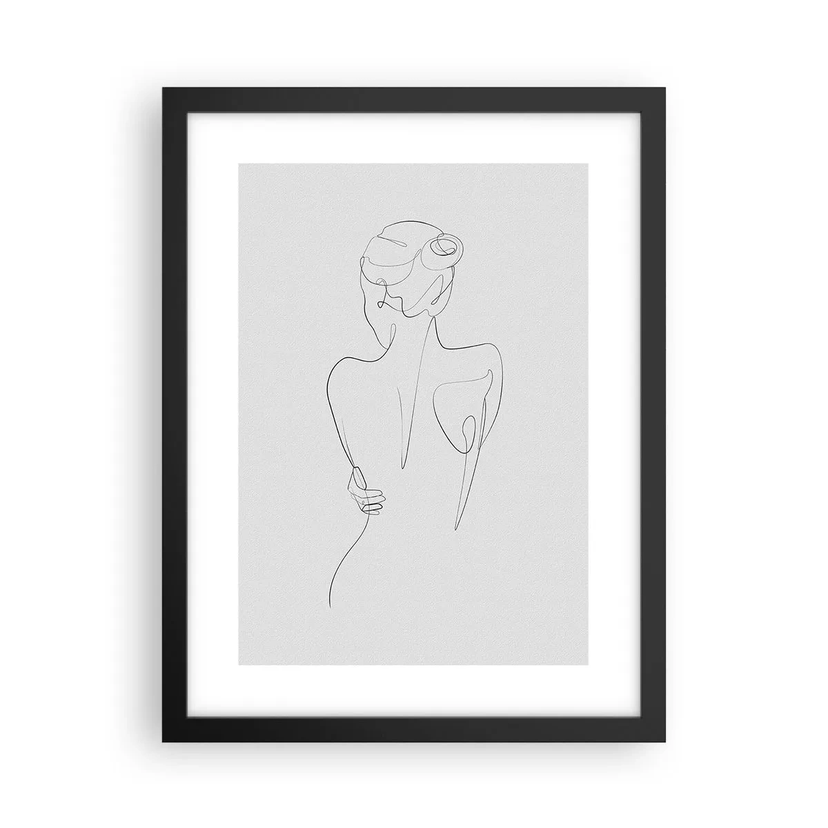 Poster in black frame - Music of the Body - 30x40 cm