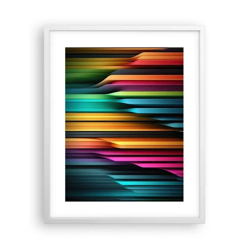 Poster in white frmae - Light Organs - 40x50 cm
