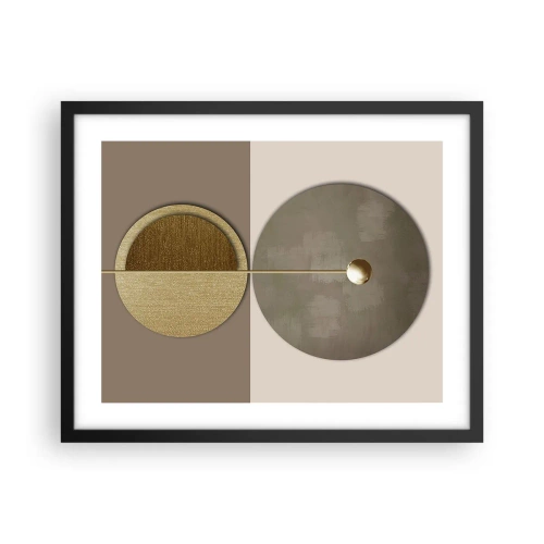 Poster in black frame - Perfect Balance - 50x40 cm