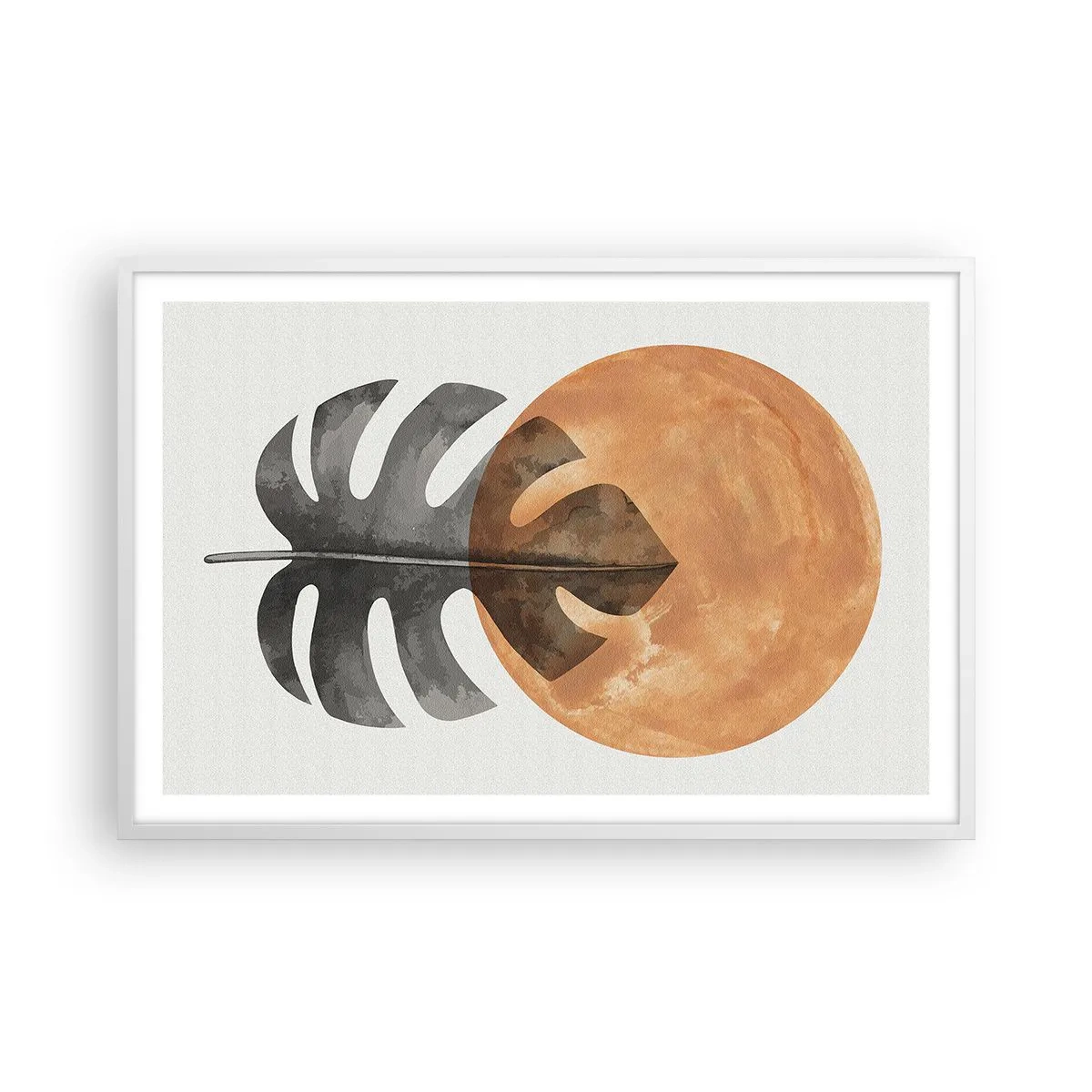 Poster in white frmae - Always the Sun - 91x61 cm