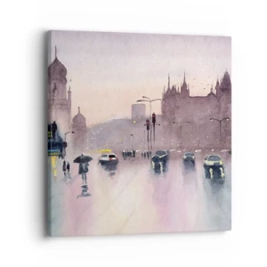 Canvas picture - In a Rainy Fog - 40x40 cm