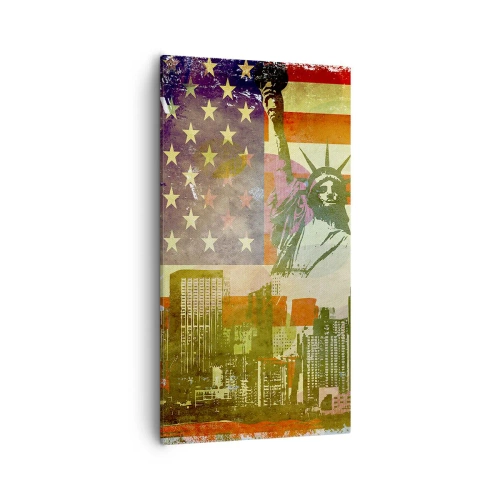 Canvas picture - Viva America! - 55x100 cm