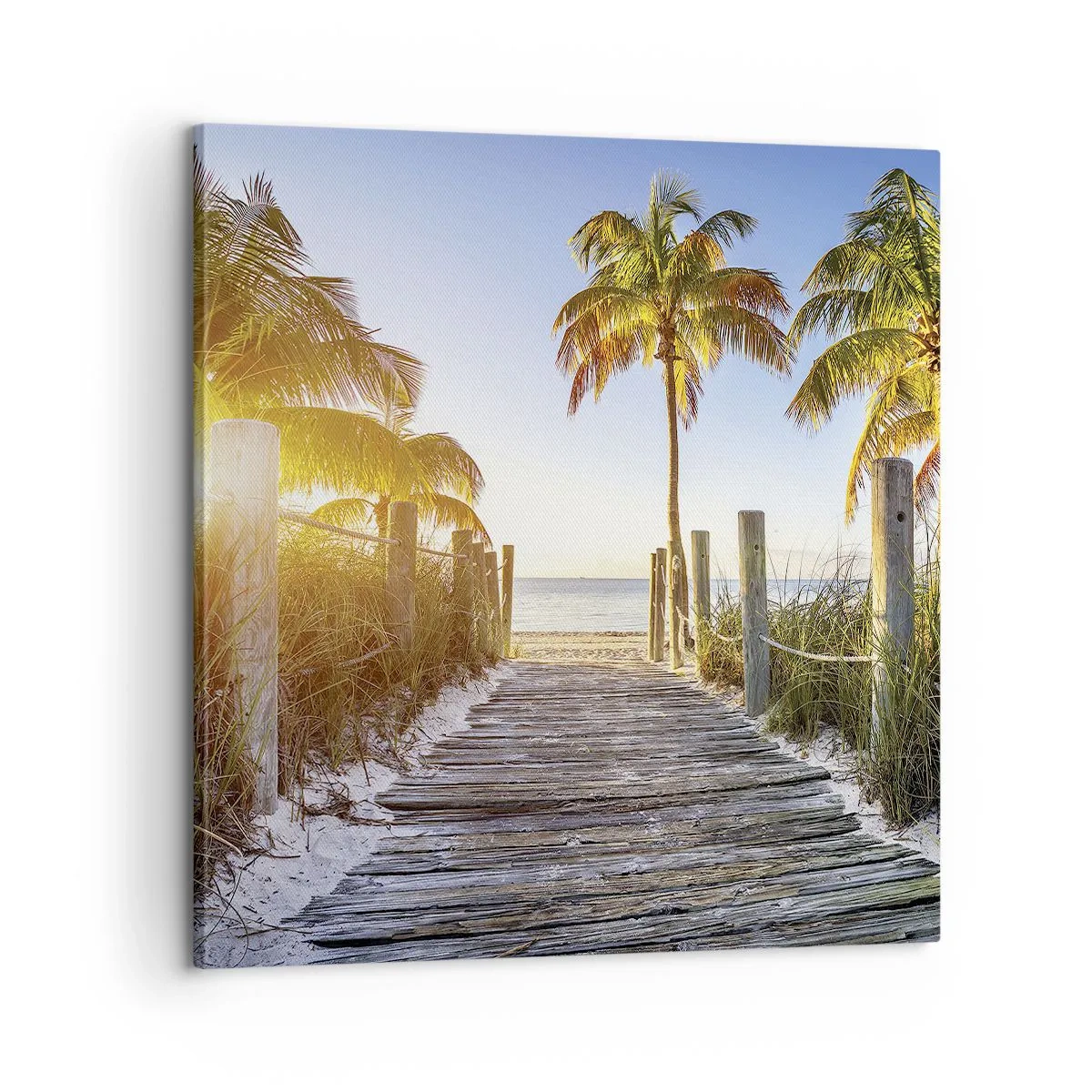 Canvas picture - Straight to Paradise - 60x60 cm