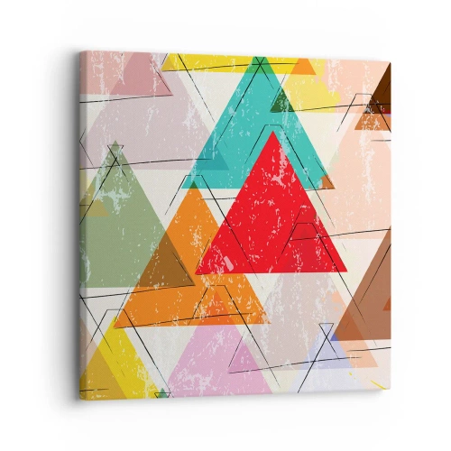 Canvas picture - Three by Three - 30x30 cm