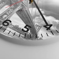 Clock face with numbers