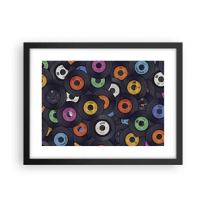 Poster in black frame - Colours of Classics - 40x30 cm