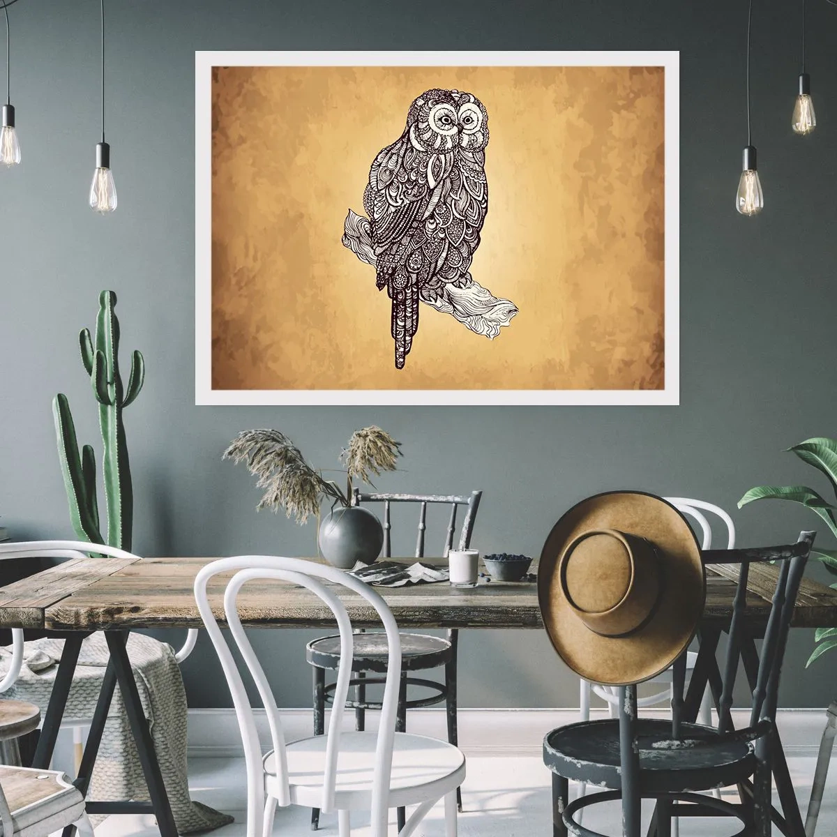 Poster - Mysterious Ornaments of Wisdom - 50x40 cm