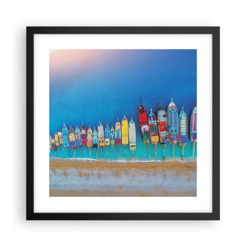 Poster in black frame - From Bird's Eye View - 40x40 cm