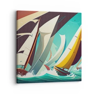 Canvas picture - Standing Up to Elements - 30x30 cm