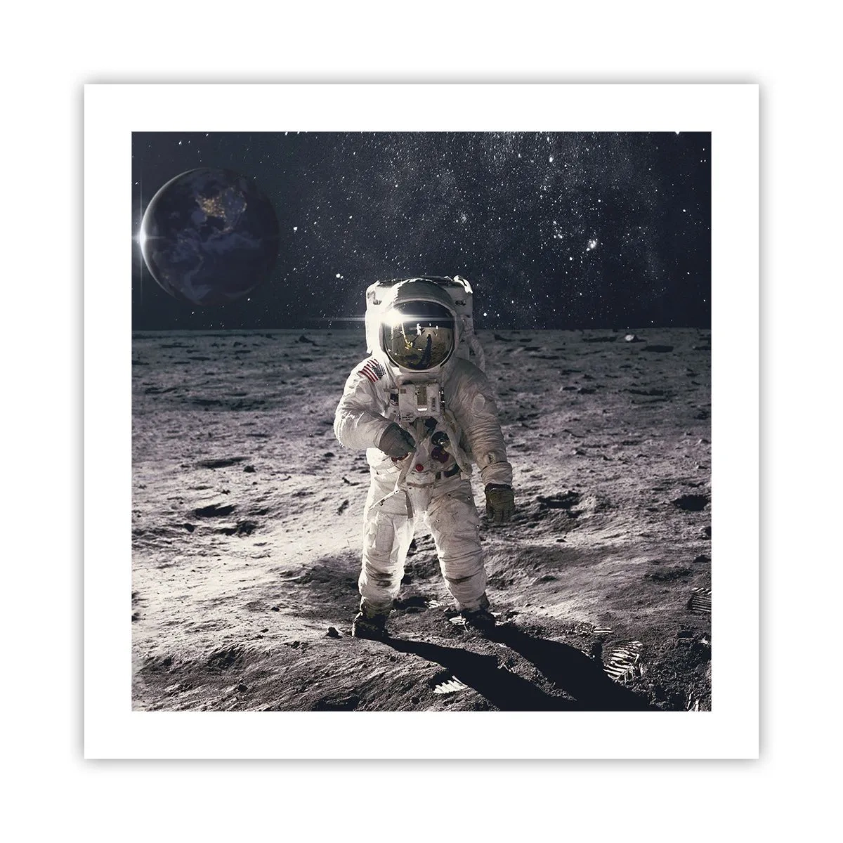 Poster - Greetings from the Moon - 50x50 cm