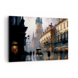 Canvas picture - Charm of Evening in Prague - 100x70 cm