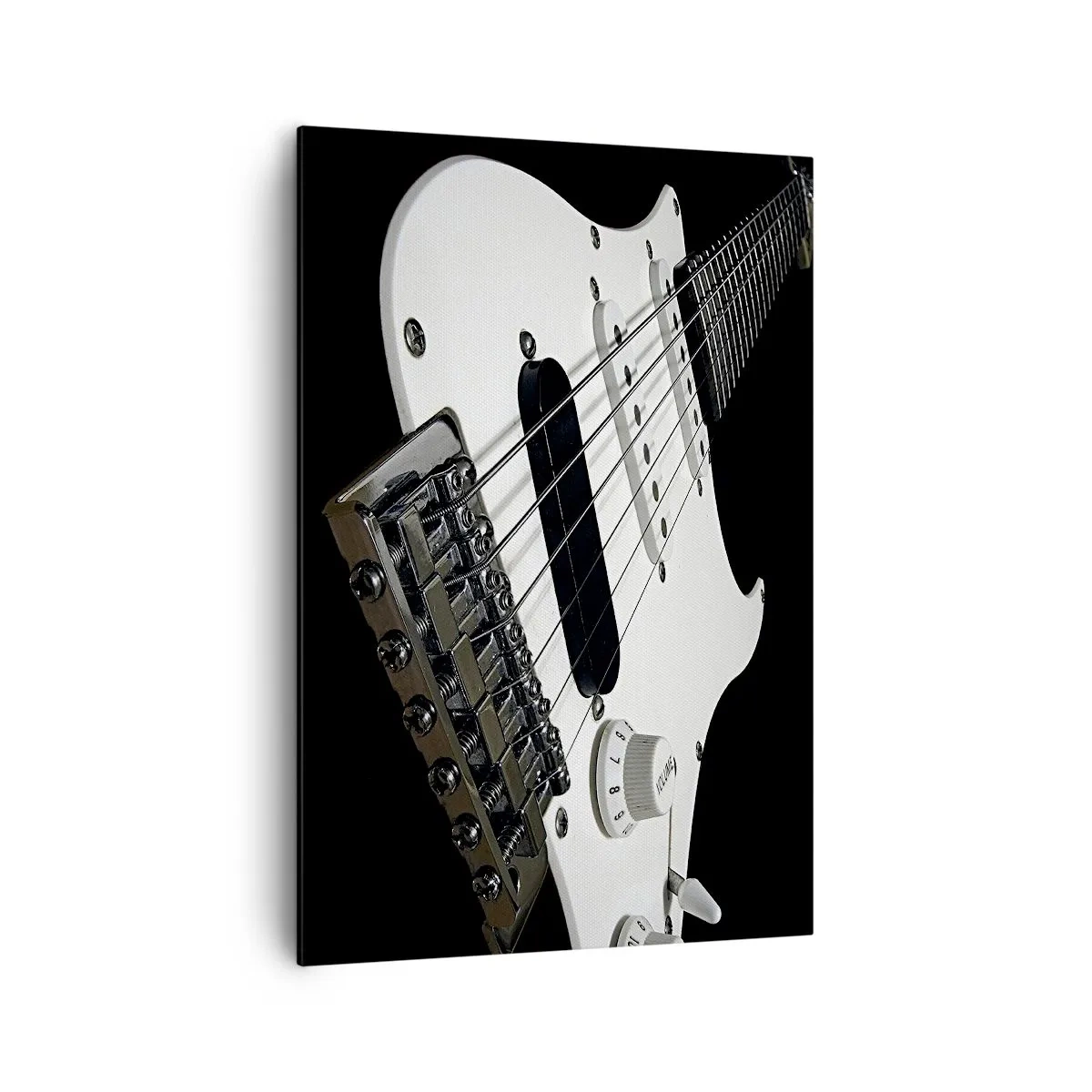 Canvas picture - Sound Hidden in White - 70x100 cm