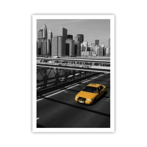 Poster - Colour of a Big City - 70x100 cm