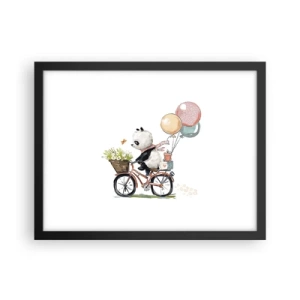 Poster in black frame - Lucky Day - 40x30 cm