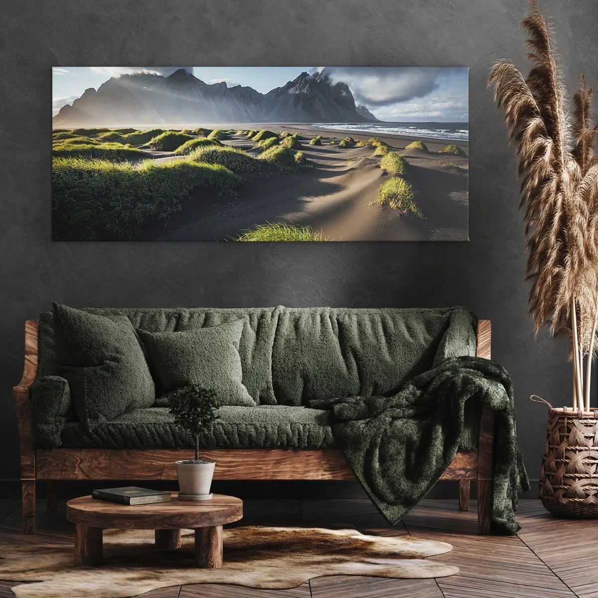 Canvas picture - Harmony of Elements - 90x30 cm