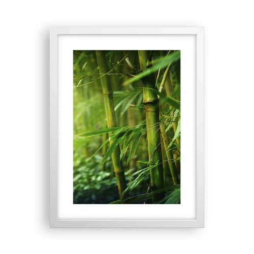 Poster in white frmae - Getting to Know the Green - 30x40 cm