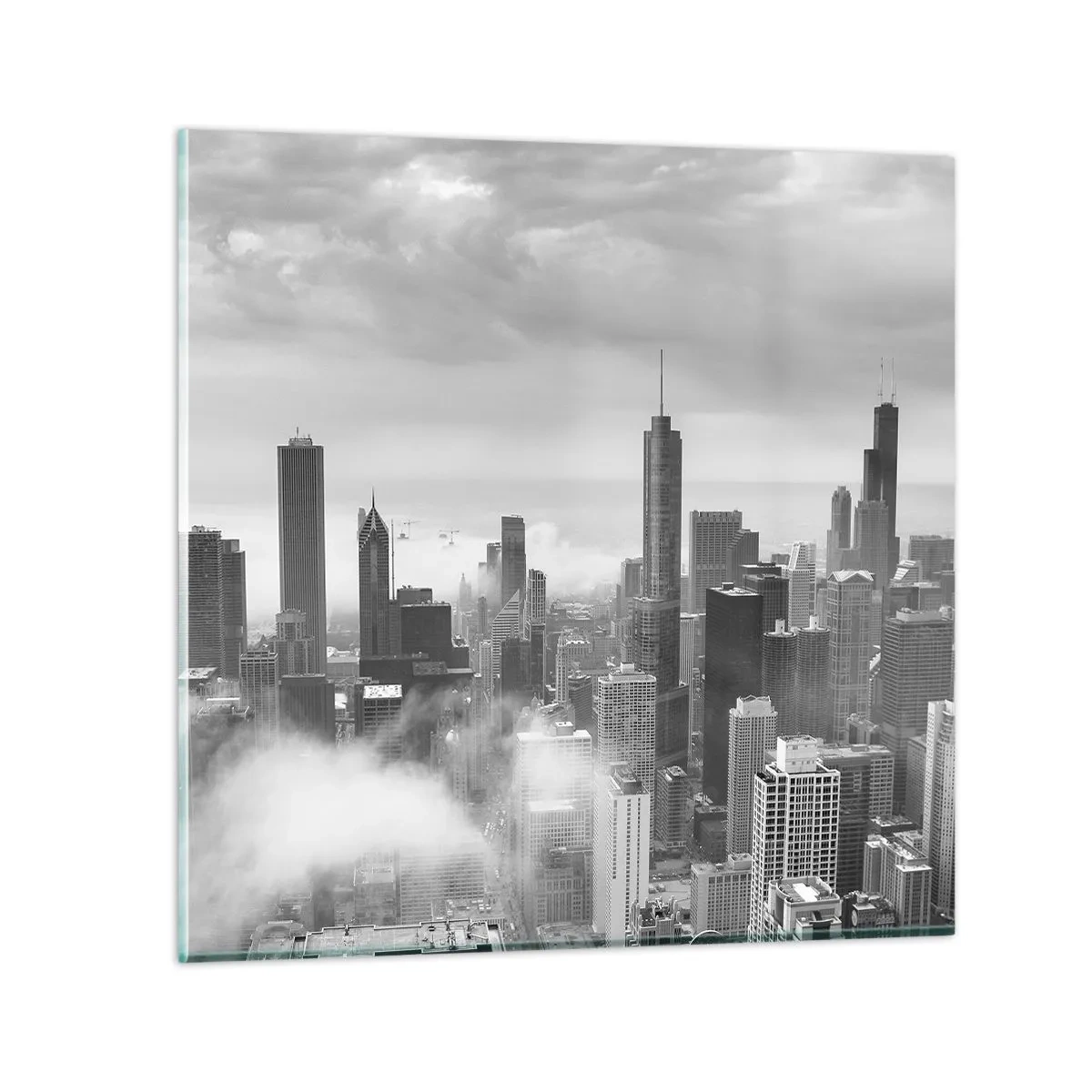 Glass picture - American Landscape - 70x70 cm