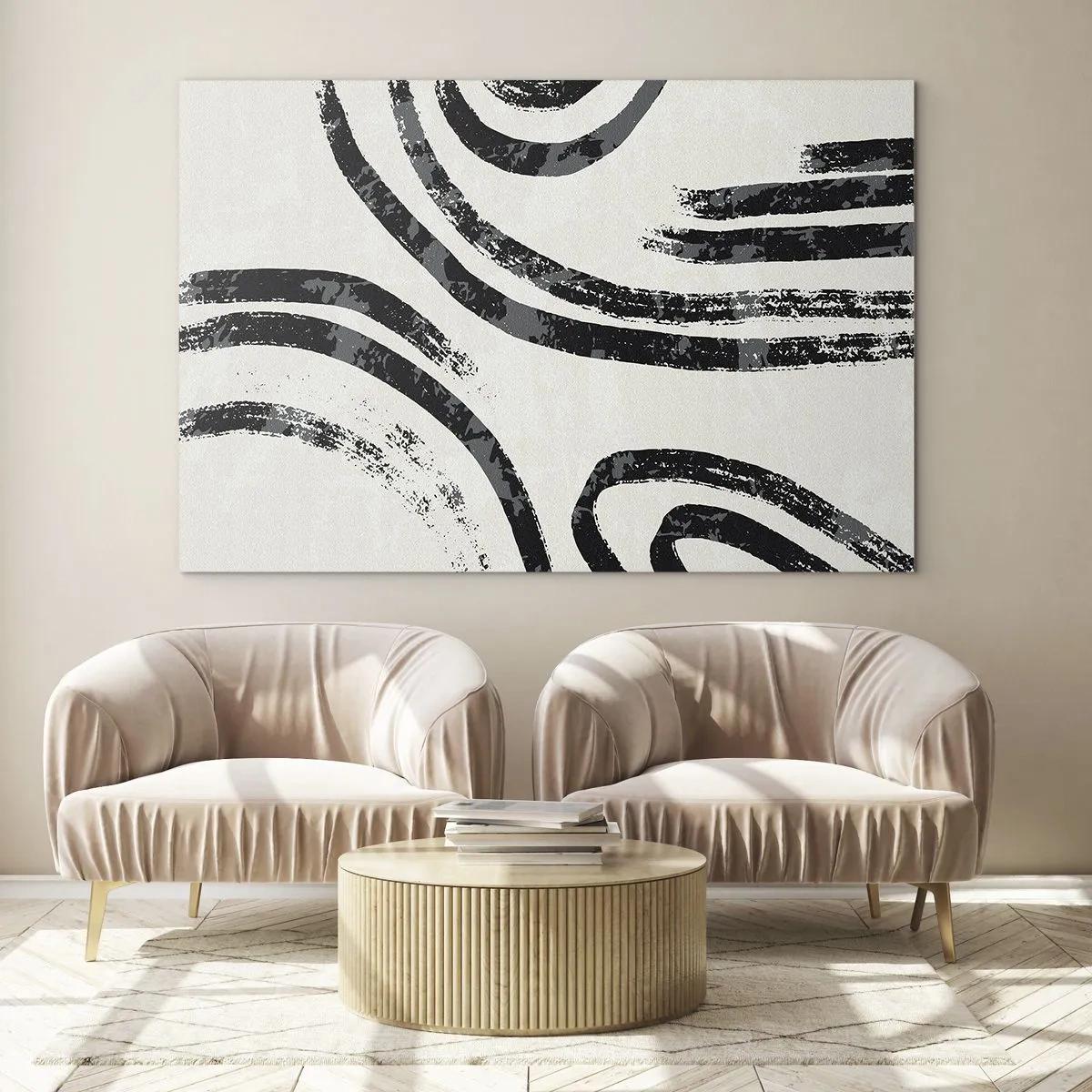 Glass picture - Stopped Half Way - 120x80 cm