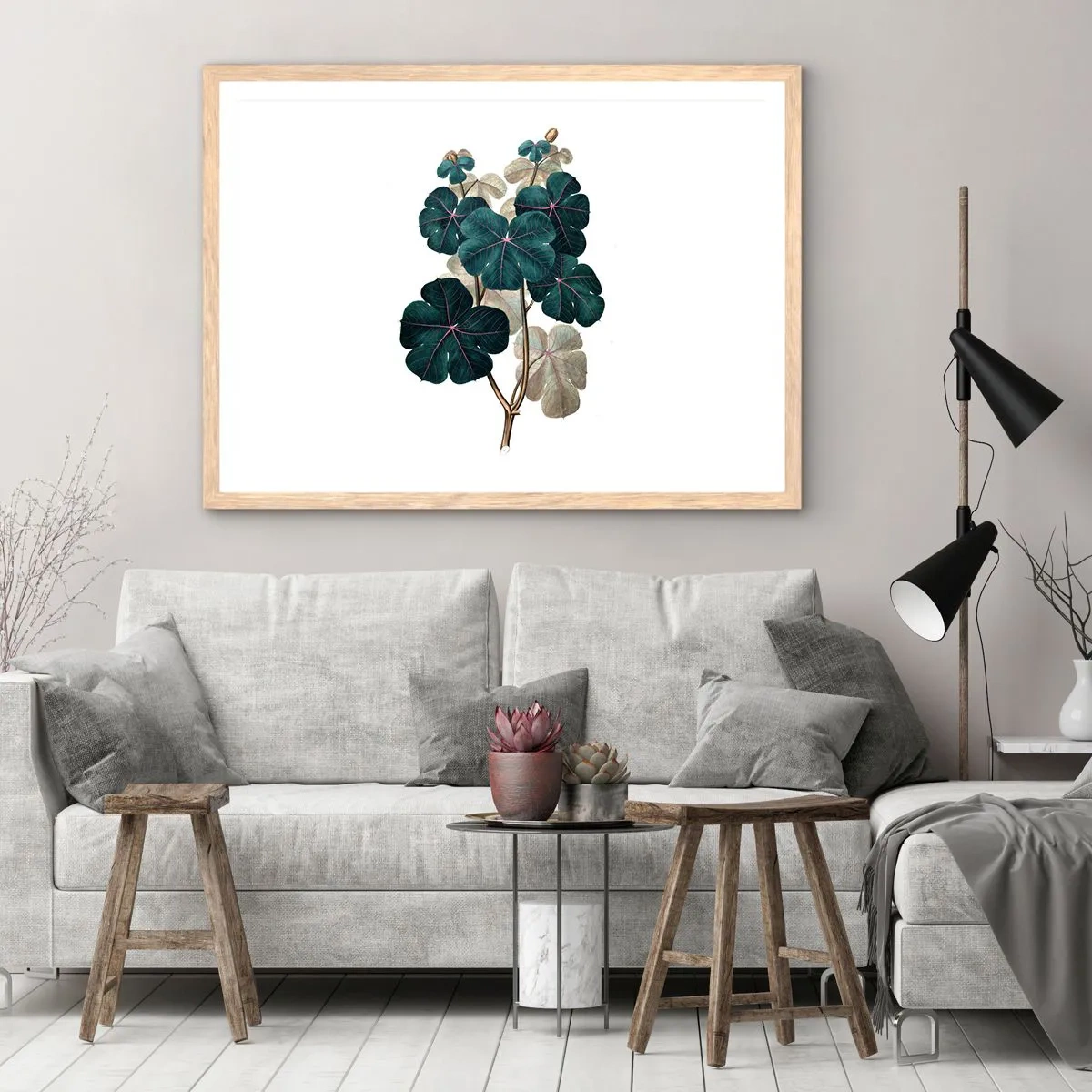 Poster in light oak frame - From the Old Herbarium - 40x30 cm