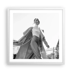 Poster in white frmae - Are You Coming With Me? - 50x50 cm