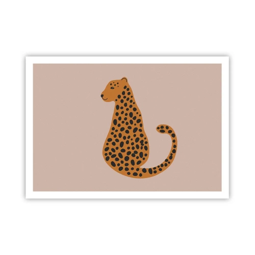 Poster - Leopard Print Is Fashionable - 100x70 cm
