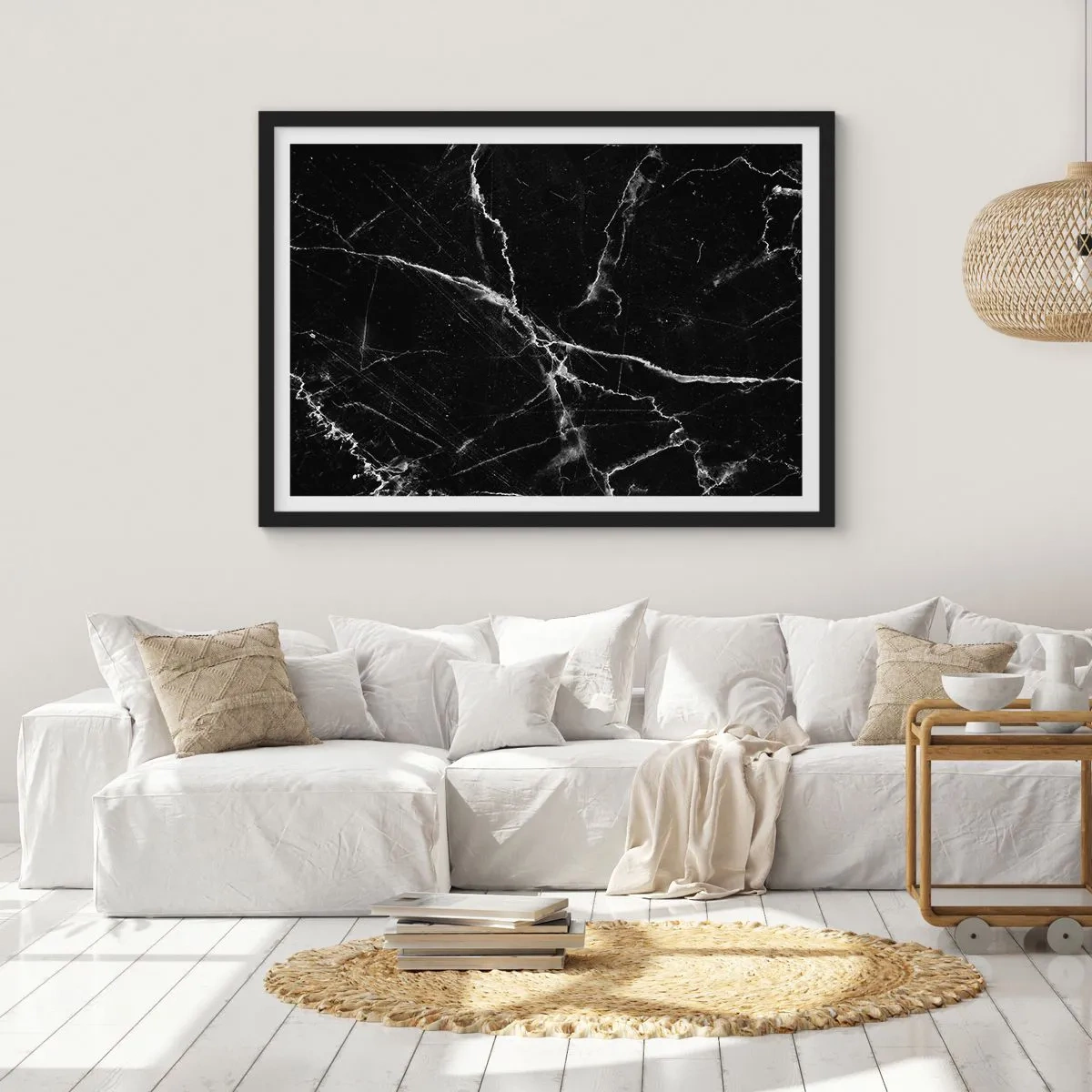Poster in black frame - The Secret Life of a Stone - 40x30 cm