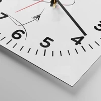 Clock face with numbers