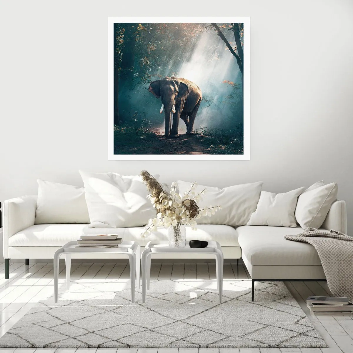 Poster - Quiet Stroll - 50x50 cm