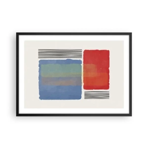 Poster in black frame - Spirit and Letter of Geometry - 70x50 cm